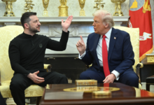trump blames ukraine for the war