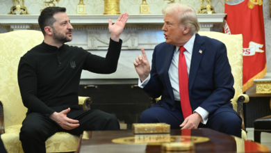 trump blames ukraine for the war