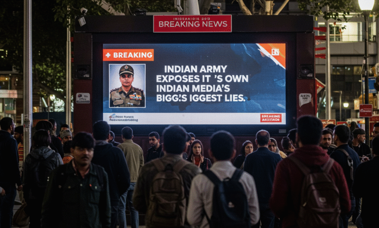 indian army exposes media lies