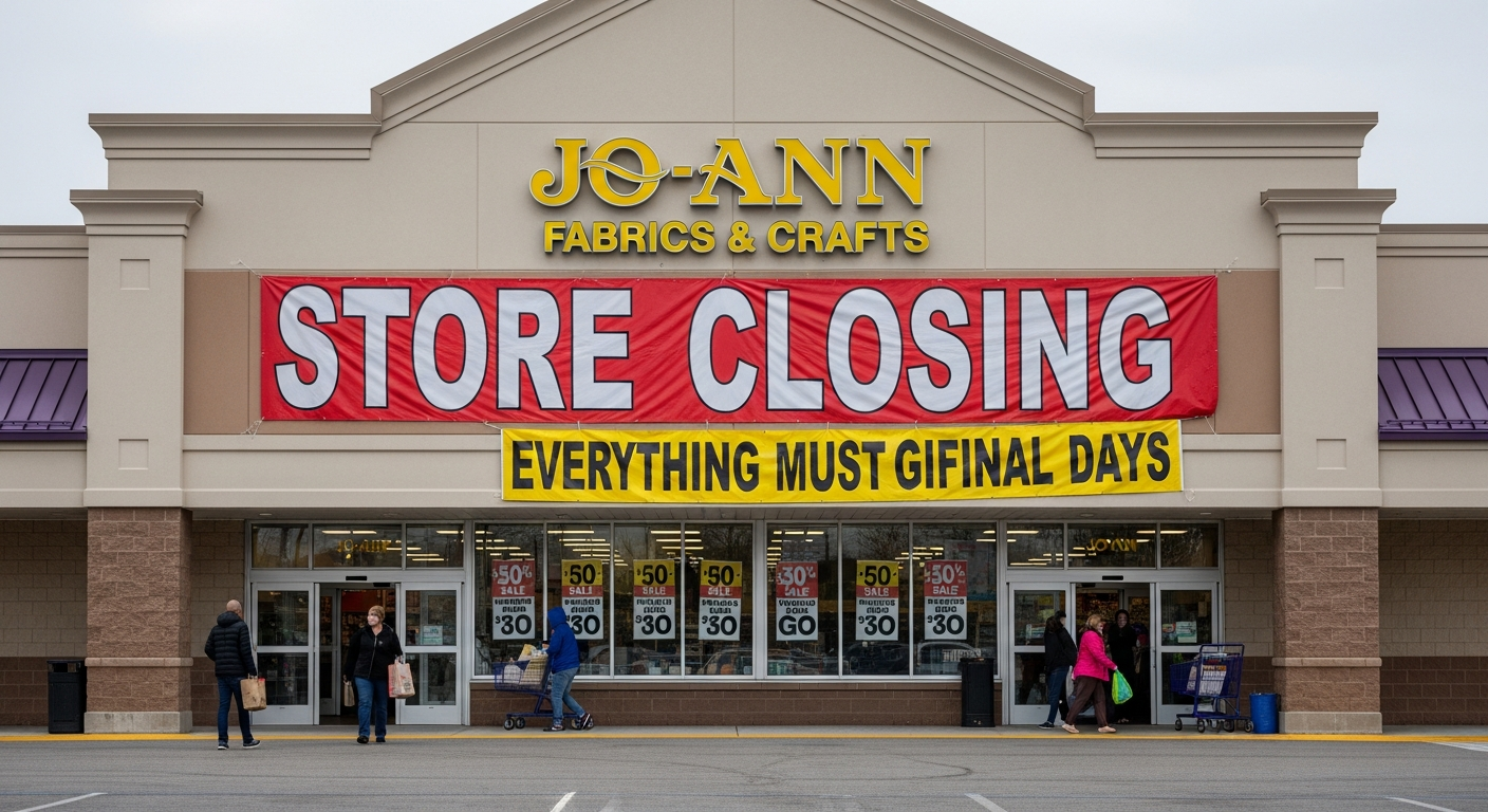 Joann Fabrics Stores Closing